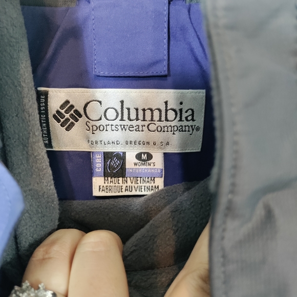 Columbia Omni Shield Womens Core Interchange Purple 2 in 1 Coat Sz M - Picture 12 of 15